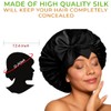 MAG Silk Bonnet with Soft Elastic Band, Breathable Satin Hair