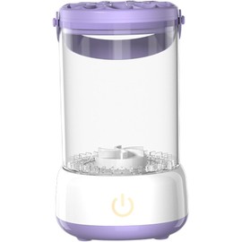 Limpiador de brochas de maquillaje eléctrico, máquina limpiadora brochas maquillaje eléctrica, máquina giratoria automática, carga USB y limpieza profunda, limpiador