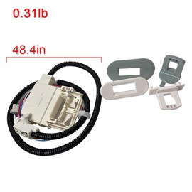 BOVZOR Washing Machine Door Lock Switch Assembly Replacement for GE Hotpoint Washer Parts WH08X37938 WH08X32697 WH01X279, Compatible with GTW220ACK1WW GTW220ACK2WW, Stainless Steel Latch Mechanism