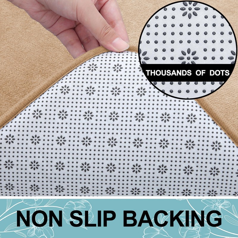 Smiry Alfombrilla de baño de espuma viscoelástica 24 x 16