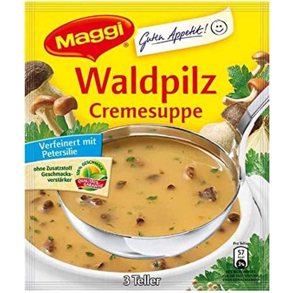 MAGGI Guten Appetit creamy mushroom soup (Waldpilz Cremesuppe)