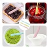 LVYKING 3 Pcs Silicone Jar Spatula, Jam Cheese Spatula with
