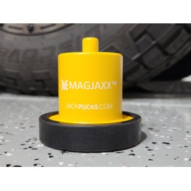 Magnetic Jack Puck Adapter Kit for Rivian R1T & R1S w/Zippered Case - (Yellow)