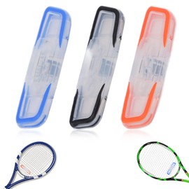 3PCS Tennis Vibration Damper, 65 x 17 x 8mm / 2.6 x 0.7 x 0.3in Long Stripes Tennis Racket, Badminton Rackets Shock Absorbers Tennis Racket Dampener, Vibration Absorber for Tennis Players