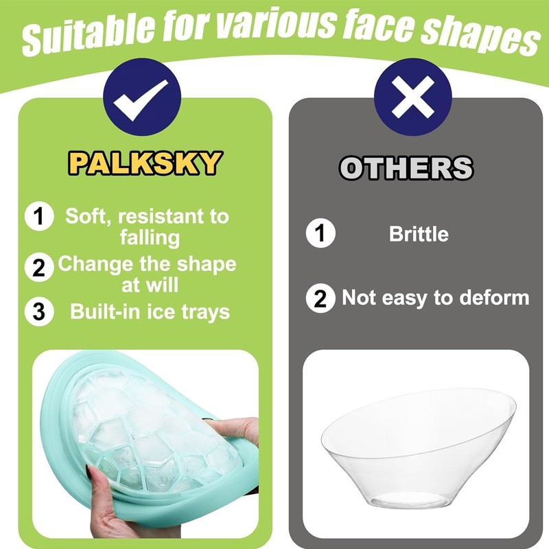 Face Ice Bath Bowl - Face Ice Bath Bowl Water