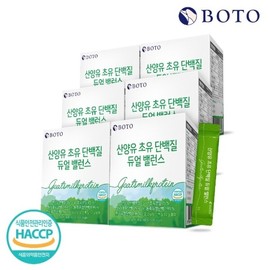 Botu Goat Milk Colostrum Protein Dual Balance 30 sachets x 6 boxes (total 180 sachets for 6 months) 10845880588821 / 보뚜 산양유 초유 단백질 듀얼 밸런스 30포 x 6박스 (총 6개월분180포)10845880588821