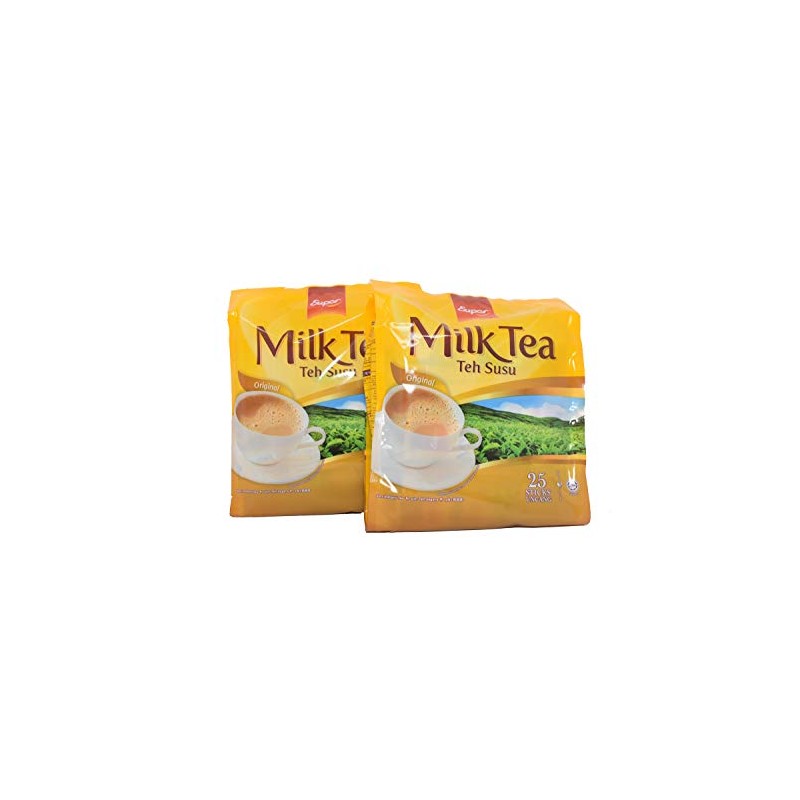 SUPER Milk Tea Original 2 Packs (Total 50 sticks)