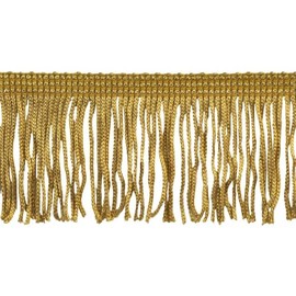 Chainette Fringe P-7043-10 - Rollo de Oro de 2 Pulgadas