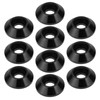 YINETTECH 10PCS M6 Black Hex Socket Bolt Washer 45° Load