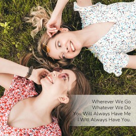 Storieme Sister Gifts for Best Friends - Sister Birthday Gifts for Sister Unique Bestie Friendship Gift Ideas Resin Figurine Gift for Christmas