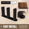 3-Pack Sliding Closet Door Floor Guide Bracket | Universal Fit