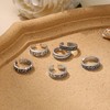 Hanfluenve 6pcs Adjustable Toe Rings Set for Women Fingers Joint