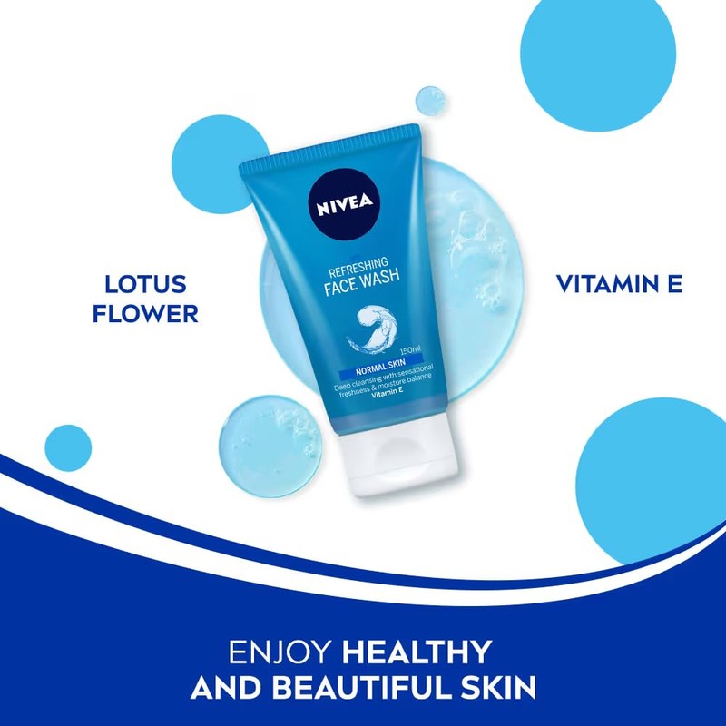 Nivea Refreshing Face Wash | Normal Skin With Vitamin E