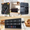 8 Channel Digital Kitchen Timer - Commercial Stainless Steel Calculagraph
