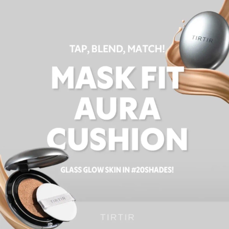 Tirtir Mask Fit Aura - Base De Cojín Plateada