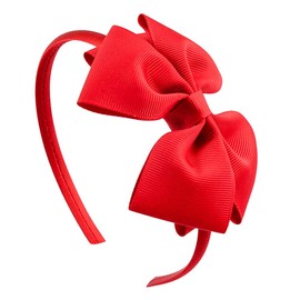Kistreao Women Headband Red Hair Bows Hair Bands Big Bow Headband Cute Hair Accessories for Girls Wedding Party Decoration Supplies