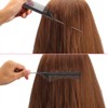 Pin Tail Comb, Rat Tail Combs, Black Carbon Fiber Parting
