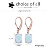 Opal Earrings White Opal Drop Earrings Dangle for Women Girls