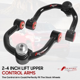 2-4" Front Upper Control Arms for 1996-2003 Toyota Tacoma, 96-04 Prerunner, 95-02 4Runner Suspension Adjustable Tubular Control Arm with Ball Joint 2Pcs