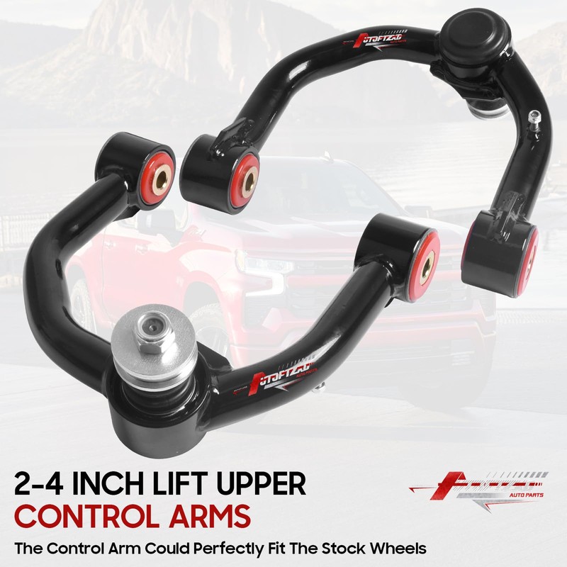 2-4" Front Upper Control Arms for 1996-2003 Toyota Tacoma, 96-04