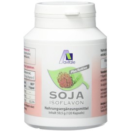 Avitale Soy Isoflavon Capsules 60 mg + E, 120 Pieces, 1er Pack (1 x 59.5 grams)