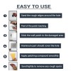 EXOPATCH Aluminum 12 PCS Drywall Repair Kit - Wall Patch