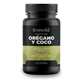 Aceite Coco Orégano Endaroo Vegano Sin Rellenos Sin Sabor                                                                                             