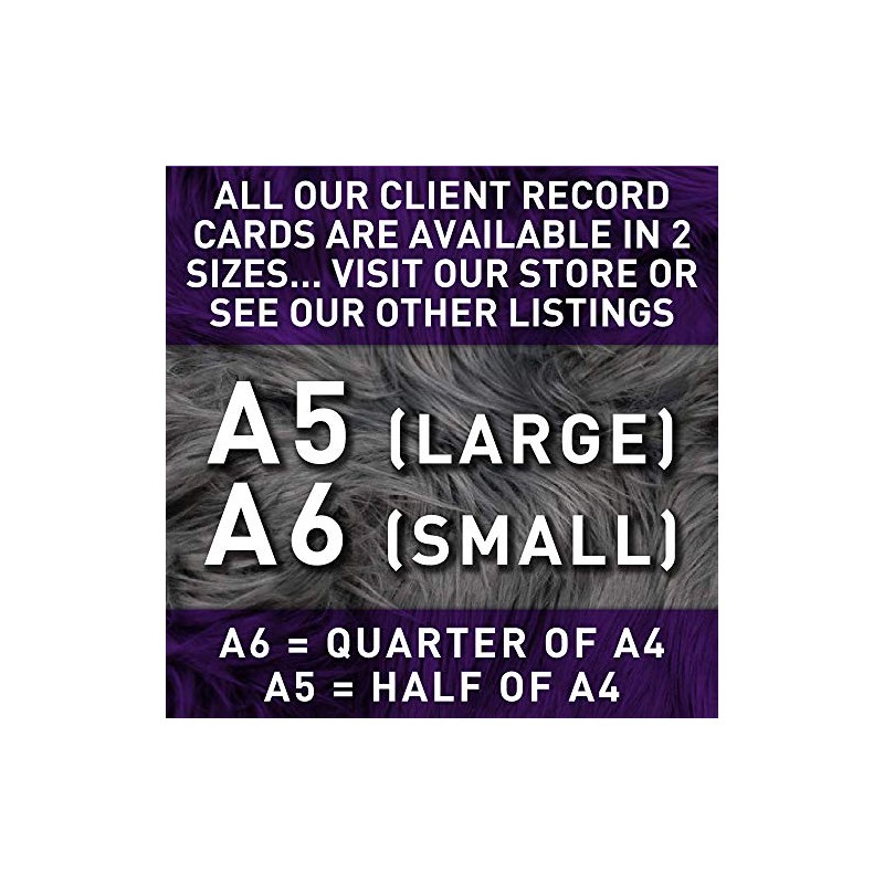 Nail Care Client Record Card - Treatment Consultation Form for