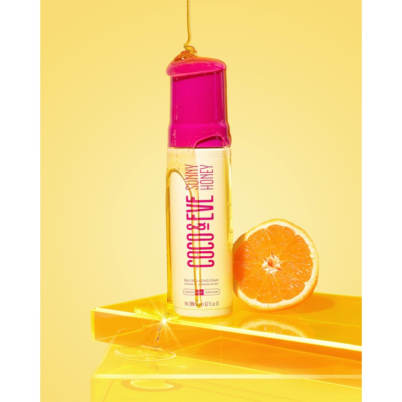 Coco & Eve Sunny Honey Bali Bronzing Foam 50ml, Dark