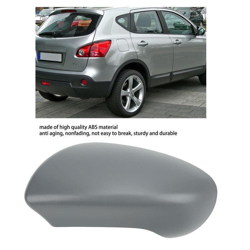 Grey Door Wing Mirror Cover Rearview Mirror Housing Replacement for