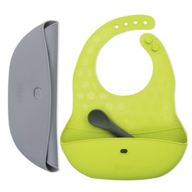 bblüv Baberos unisex para bebé, Lime, One Size