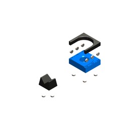 KniVayTina Magnetic Ratchet Organizer or Ratchet Holder - Magnets - Great 3D Printing Tool Widget Gift for Your Toolbox Drawer(Blue, 1/2")