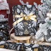 RUSPEPA Christmas Wrapping Paper Roll - Mini Roll - Black