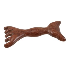 Healeved Wooden Scalp Massager Comb Ergonomic Antler Design for Hair Growth Relaxation Durable and Lightweight Wooden Gua Tool for Men Comfortable Grip for Scalp Massage