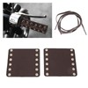 Motorcycle Handlebar Grip Cover, 1 Pair Motorcycle Leather Handlebar Hand