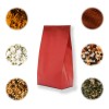 Bolsas Fuelles Lamitec Rojo 39cm x100 Para Café Semillas Alimentos