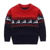 Motteecity Boys' Cartoon Pullover Sweater Size 6 Red