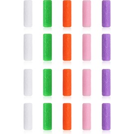 20 Pieces Aligner Tray Seaters Chewies for Aligner Trays Chompers Aligner Trays (Pink, Orange, Green, Purple, White)