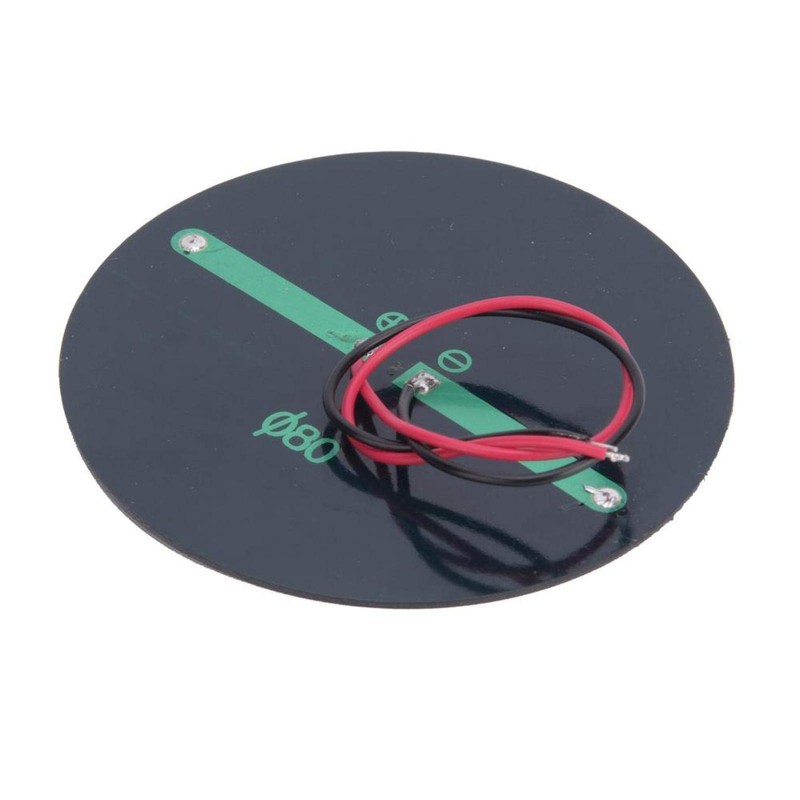 Solar Replacement Top, Round Solar Panel, 4 Pieces 6 V