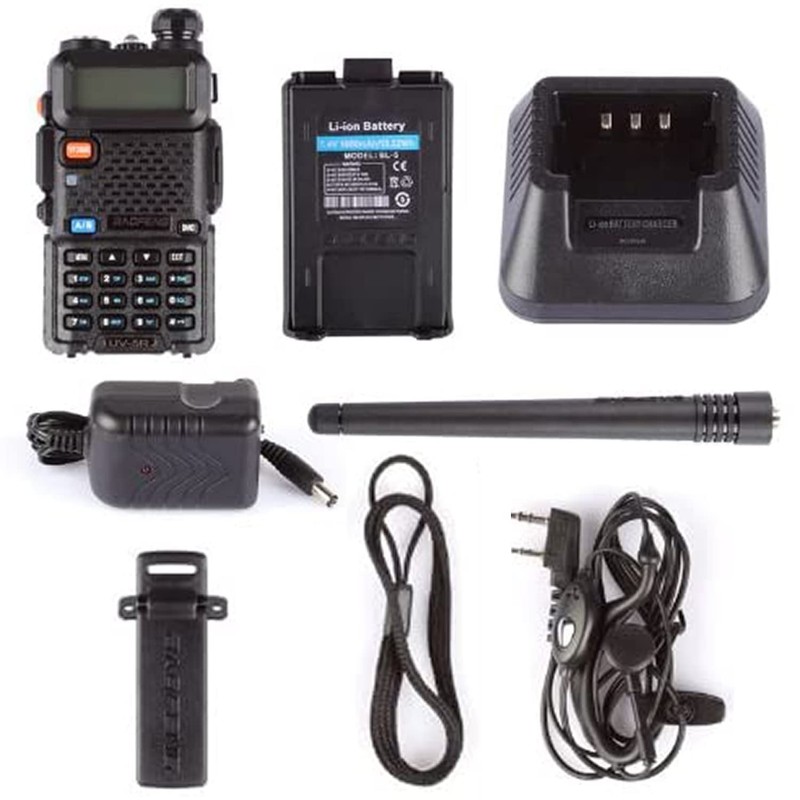 Baofeng UV-5R Two Way Radio Dual Band 144-148/420-450Mhz Walkie Talkie