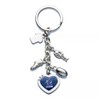 Melbourne Storm NRL Logo Charm Keyring Key Ring