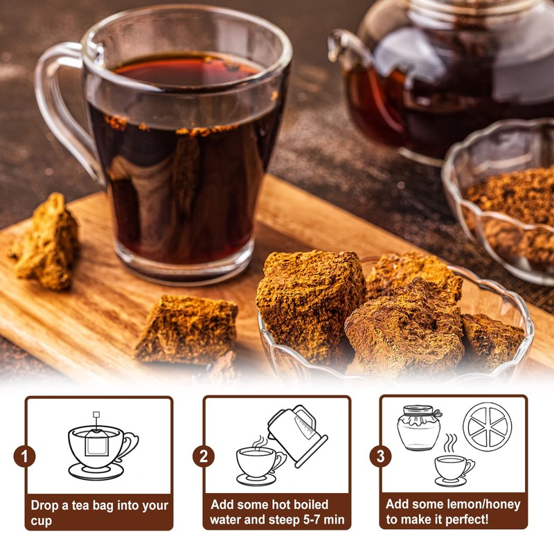 TEARELAE - Chaga Tea - 2g x 40 Count -