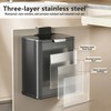 Stainless Steel Kitchen Hanging Trash Can with Lid and Inner