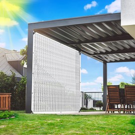 12 x 20 FT Aluminet Shade Cloth for Car,90% Reflective Sun Shade Cloth for Patio Pergola Cover Shade Sails Silvery Durable Shade Neting for Backyard Dog Chicken Coop Shade Cloth