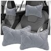 BWBWND 2PCS Car Headrest Pillow, Soft Comfortable Vehicle Neck Pillow