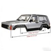 Movclstud 1/10 RC Crawler Hard Body Shell Kit, 313mm Cherokee