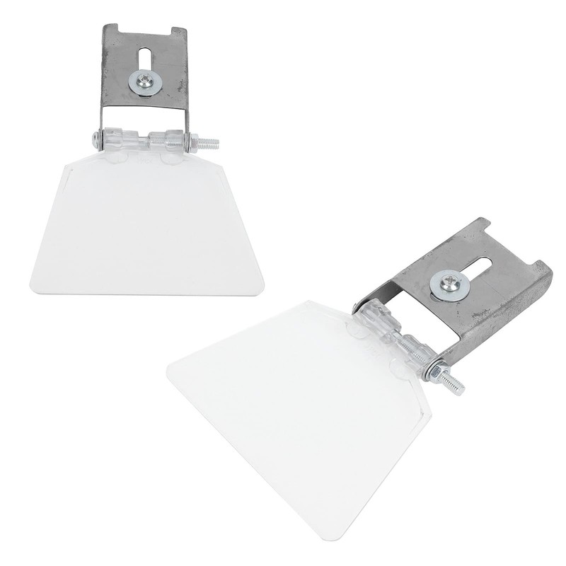 2Pcs Bench Grinder Eyeshield Stainless Steel Tool Shield for Grinder