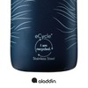 Aladdin CityLoop Insulated Flask, 0.6 L, Navy Blue + Print