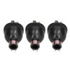 3Pcs American 3 Pole Plugs Compact Plastic Anti Loose Portable