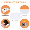 KKJCXY Magnetic Picture Frame, Holds 5X7 Inches Pictures, Reusable White